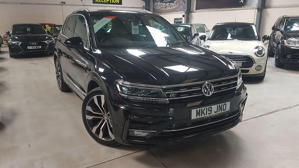 Volkswagen Tiguan 2.0 Tdi R-line Tech Dsg 4Motion Euro 6 Ss Black