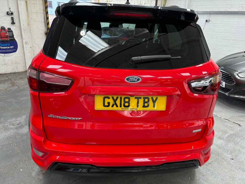 Ford Ecosport 1.0T Ecoboost St-line Suv Euro 6 GX18TBY Red #4