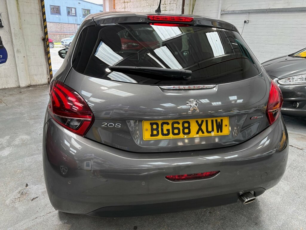 Peugeot 208 1.2 Puretech Gpf Gt Line Hatchback Manu BG68XUW Grey #5