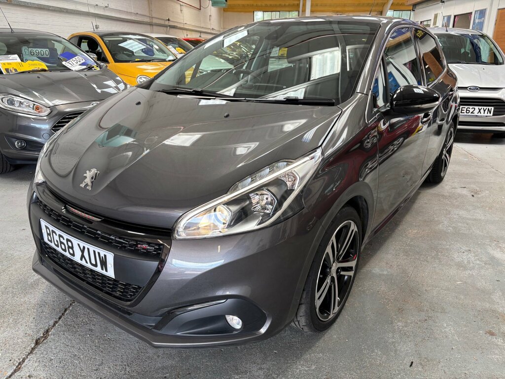 Peugeot 208 1.2 Puretech Gpf Gt Line Hatchback Manu BG68XUW Grey #2