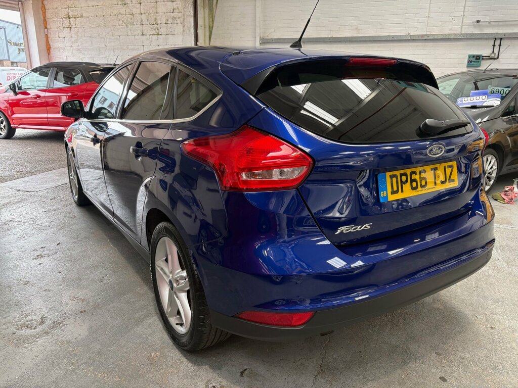Ford Focus 1.5 Tdci Zetec Hatchback Euro 6 DP66TJZ Blue #3