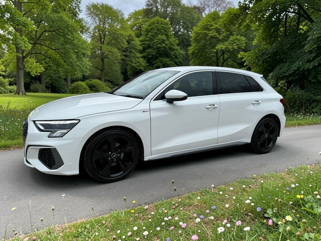 Audi A3 Hatchback 1.5 Tfsi 35 S Line 2021 White #6
