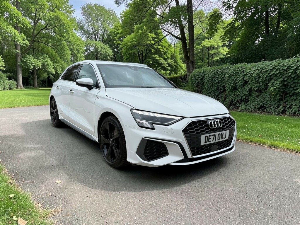 Audi A3 Hatchback 1.5 Tfsi 35 S Line 2021 White #2