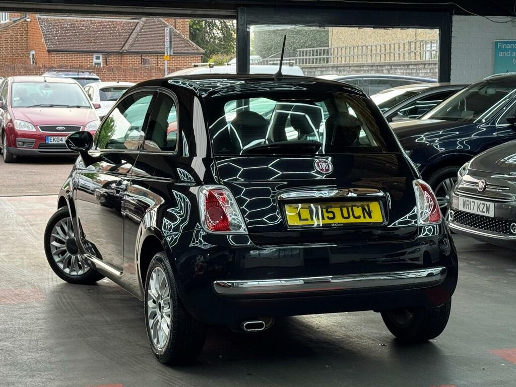 Fiat 500 Hatchback 0.9 Twinair Lounge Euro 6 Ss 201 LM15OCN Black #5