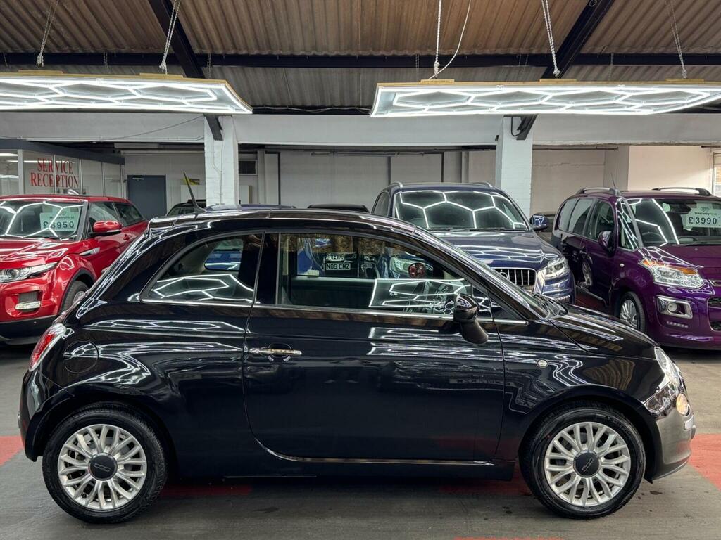 Fiat 500 Hatchback 0.9 Twinair Lounge Euro 6 Ss 201 LM15OCN Black #4