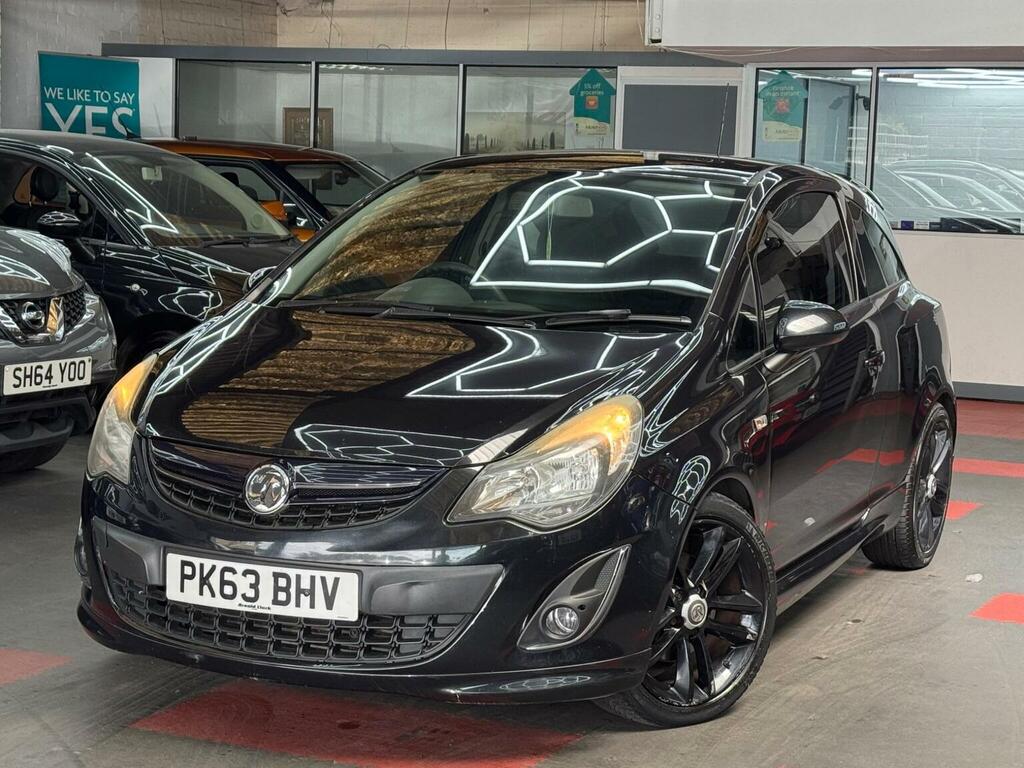 Vauxhall Corsa Hatchback 1.4T 16V Black Edition Euro 5 Ss PK63BHV Black #3