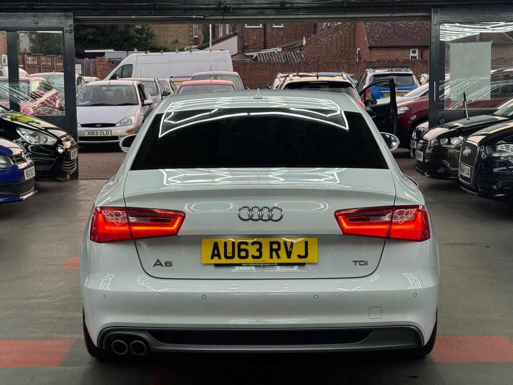Audi A6 Saloon Saloon 2.0 Tdi S Line Euro 5 Ss 201363 White #6