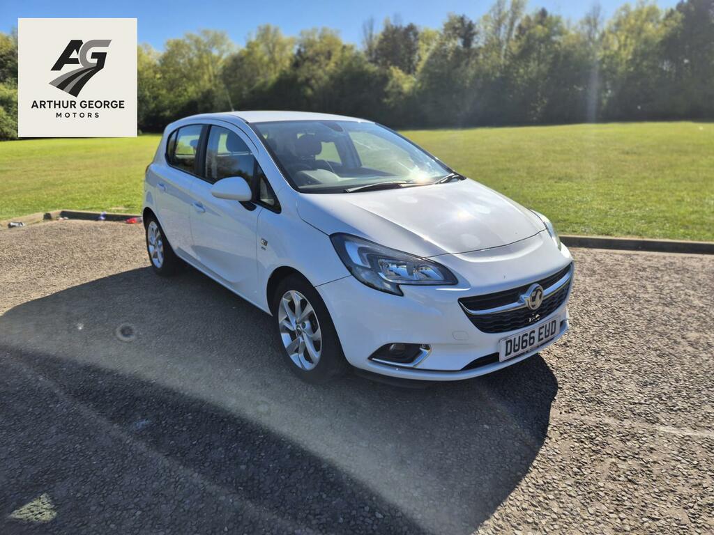 Vauxhall Corsa 1.4I Ecoflex Sri Hatchback Euro DU66EUD White #5