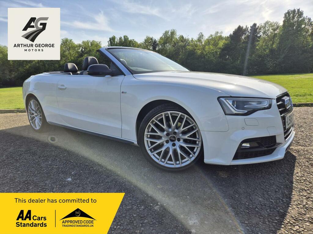 Audi A5 2.0 Tdi S Line Special Edition Plus Convertible White
