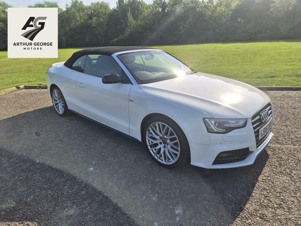 Audi A5 2.0 Tdi S Line Special Edition Plus Convertible LS16USW White #4