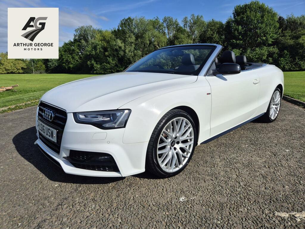 Audi A5 2.0 Tdi S Line Special Edition Plus Convertible LS16USW White #2