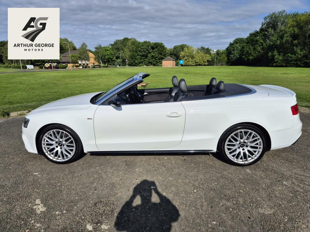 Audi A5 2.0 Tdi S Line Special Edition Plus Convertible LS16USW White #5