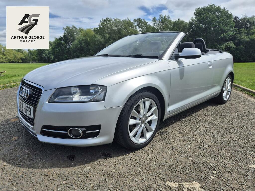 Audi A3 Cabriolet 1.6 Tdi Sport Convertible Euro 5 Silver #2