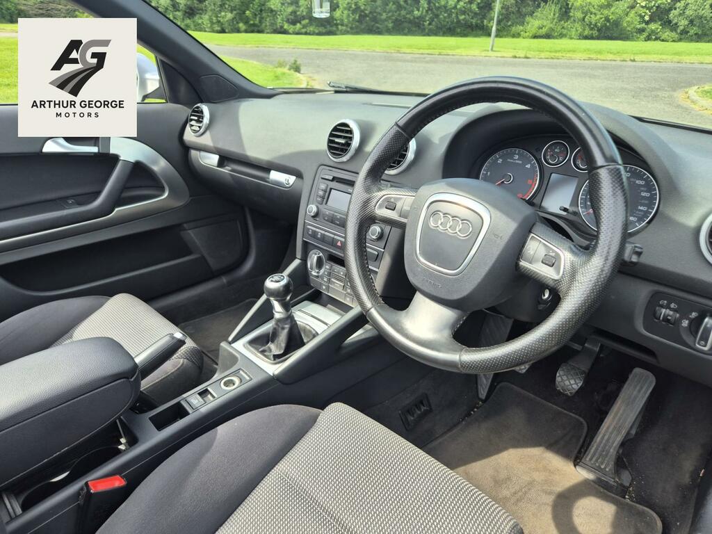 Audi A3 Cabriolet 1.6 Tdi Sport Convertible Euro 5 Silver #3