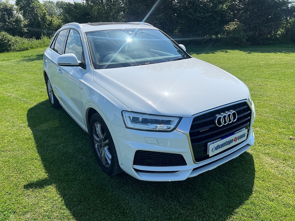 Audi Q3 Tfsi S Line Quattro WX19MGZ White #2