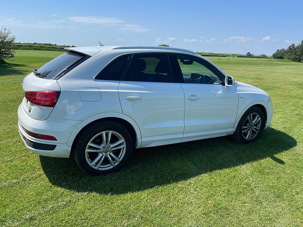 Audi Q3 Tfsi S Line Quattro WX19MGZ White #3