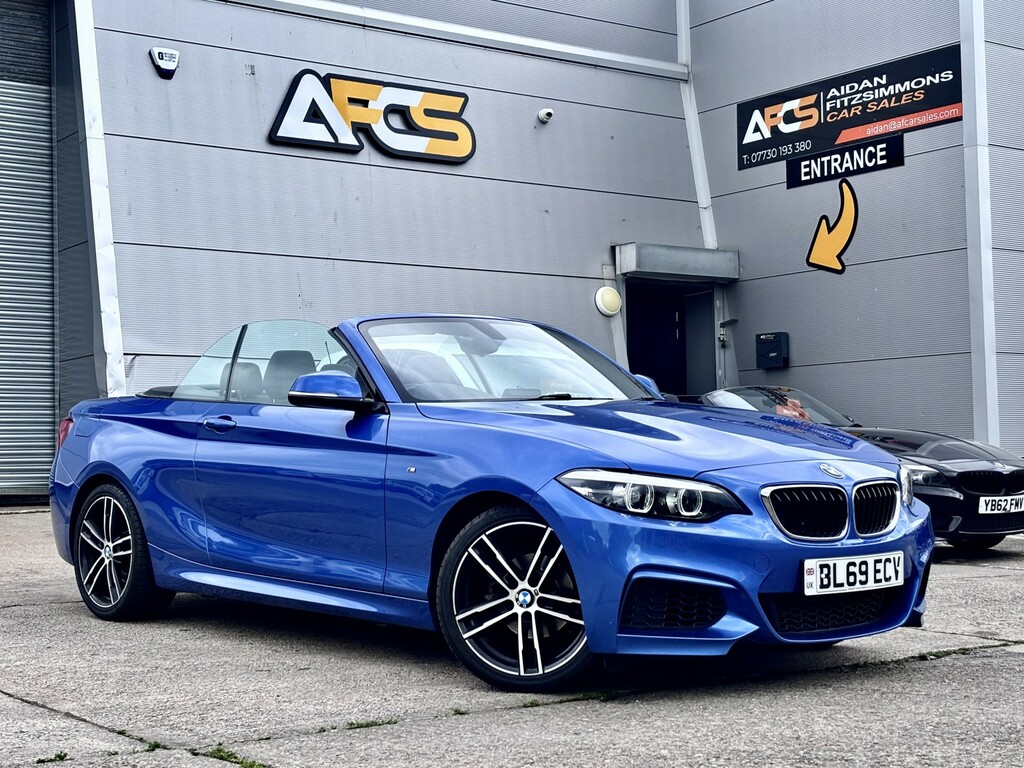 BMW 2 Series 1.5 218I M Sport Convertible 201969 Blue