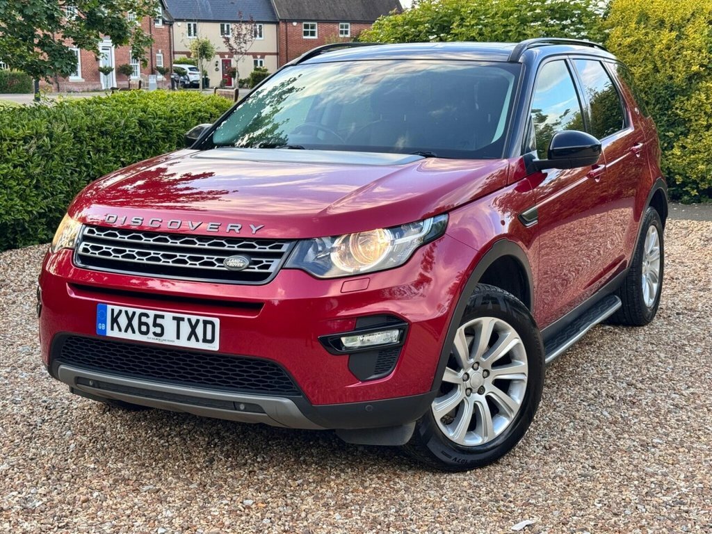 Land Rover Discovery Sport Suv KX65TXD Red #3
