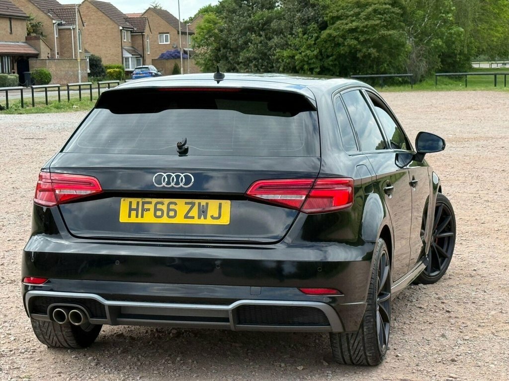 Audi A3 Hatchback HF66ZWJ Black #4