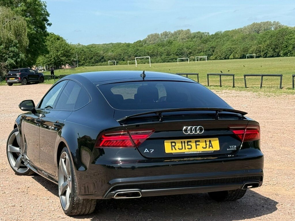 Audi A7 3.0 Sportback Tdi Quattro Black Edition 268 Bhp S Black #4