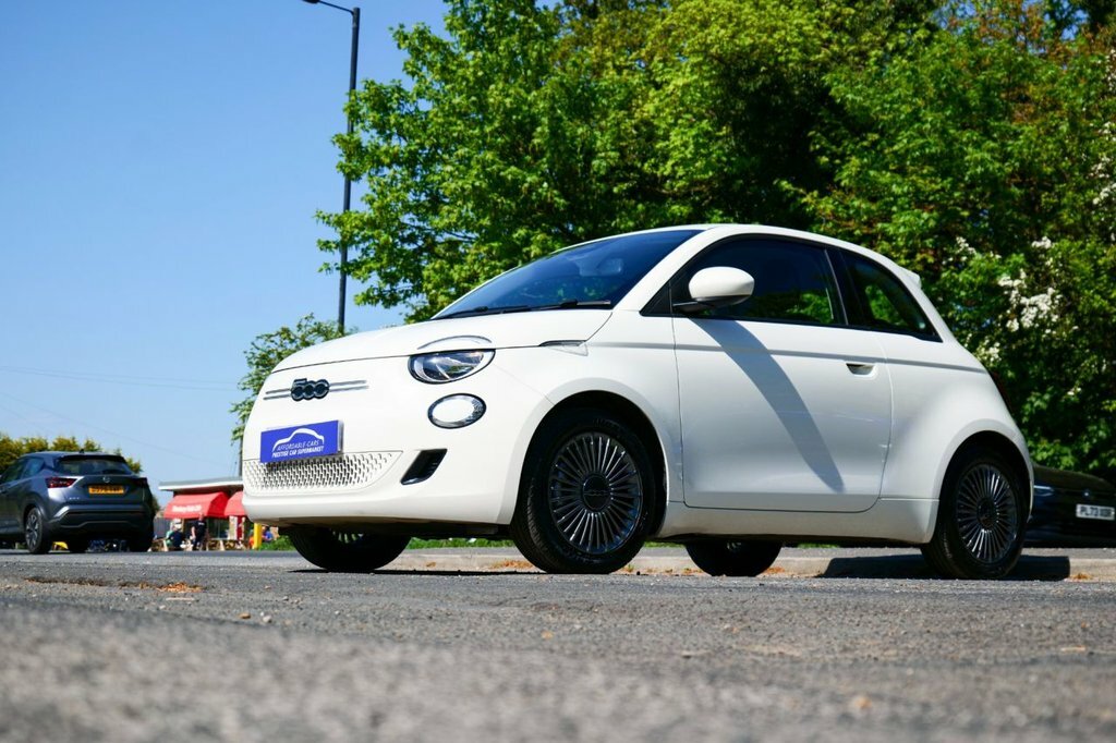 Fiat 500E Hatchback NL22EUH White #6