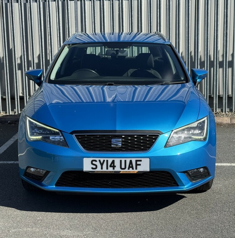 Seat Leon Estate Se 1.6 Tdi Estate 2014 SY14UAF Blue #3