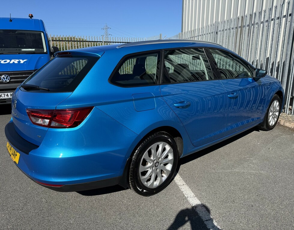 Seat Leon Estate Se 1.6 Tdi Estate 2014 SY14UAF Blue #5