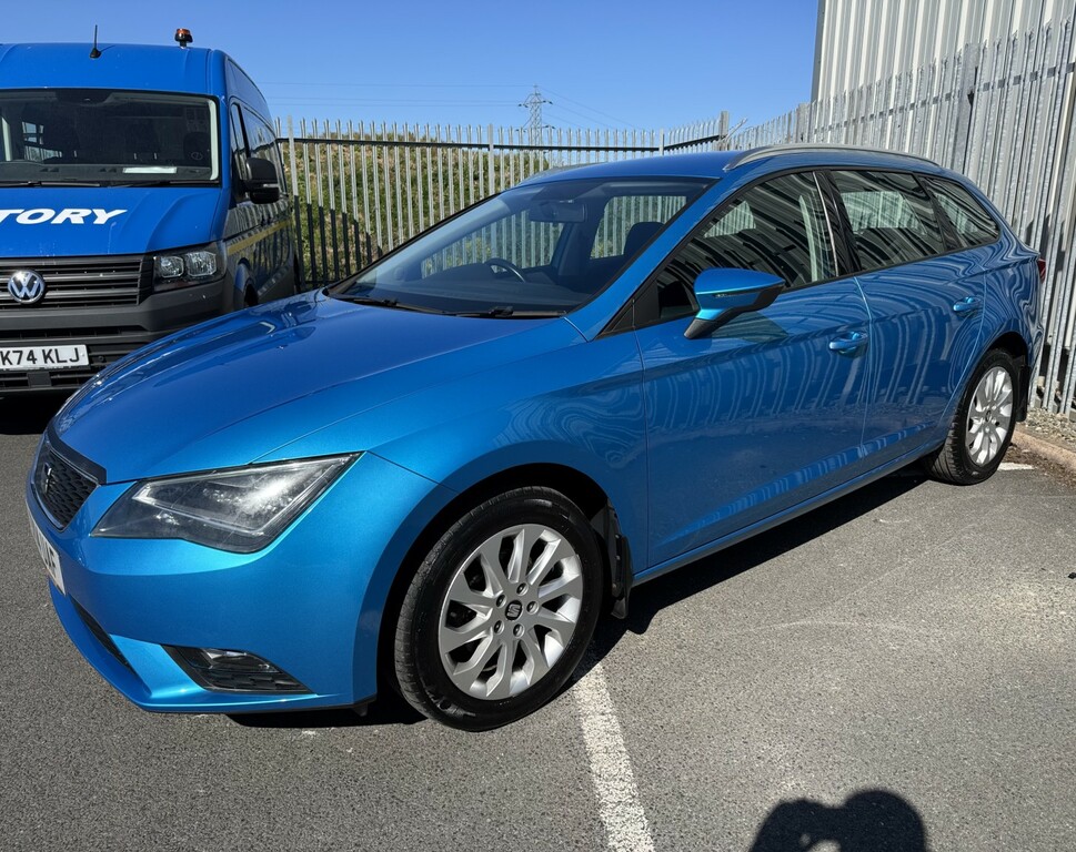 Seat Leon Estate Se 1.6 Tdi Estate 2014 SY14UAF Blue #2