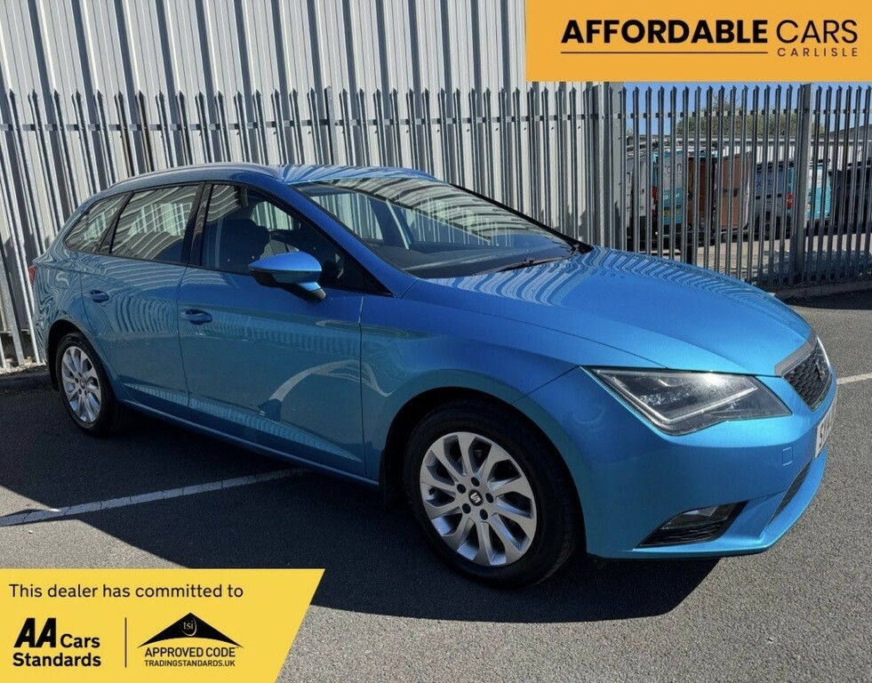 Seat Leon Estate Se 1.6 Tdi Estate 2014 Blue
