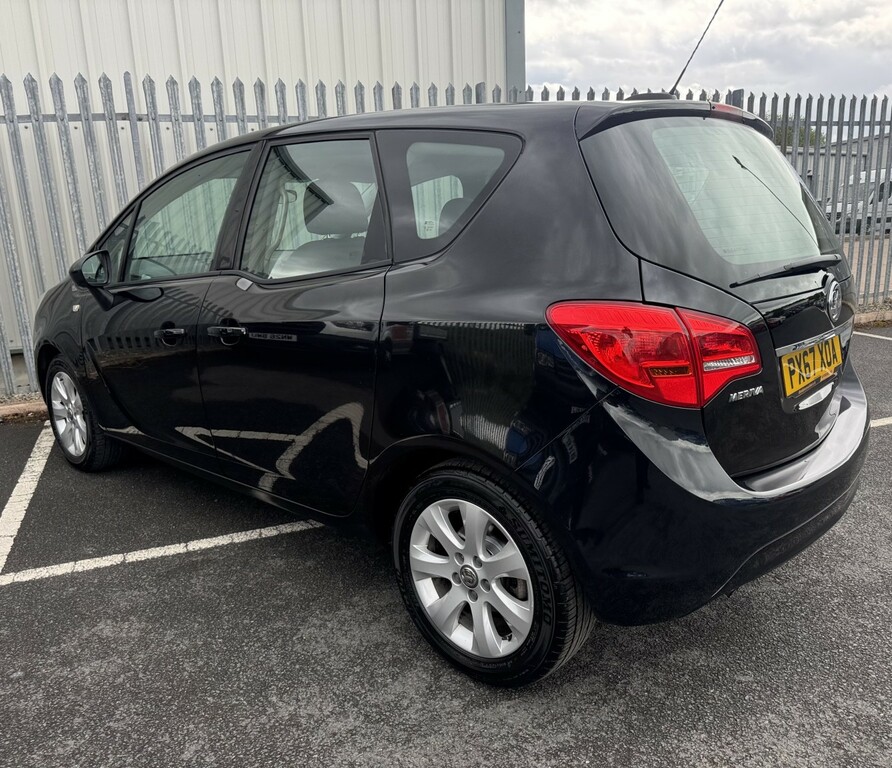 Vauxhall Meriva Mpv Life 1.4 2017 PX67XOA Black #4