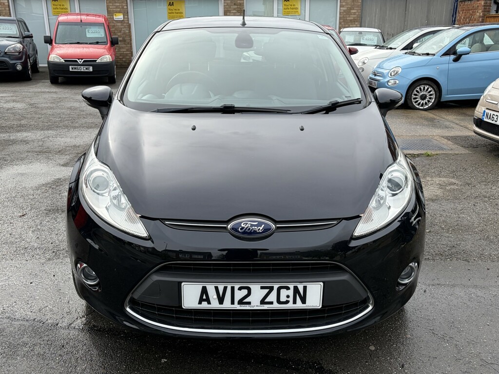 Ford Fiesta Hatchback 1.4 Titanium 2012 AV12ZCN Black #2