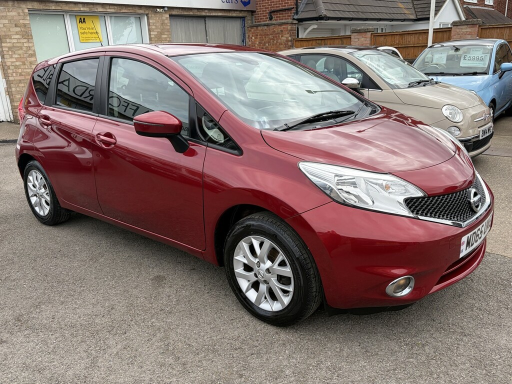 Nissan Note Hatchback 1.2 Acenta Premium 2015 MD65UME Red #3