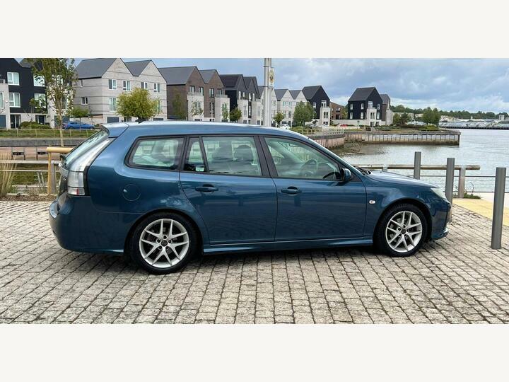 Saab 9-3 1.9 Tid Vector Sport Sportwagon Blue #5