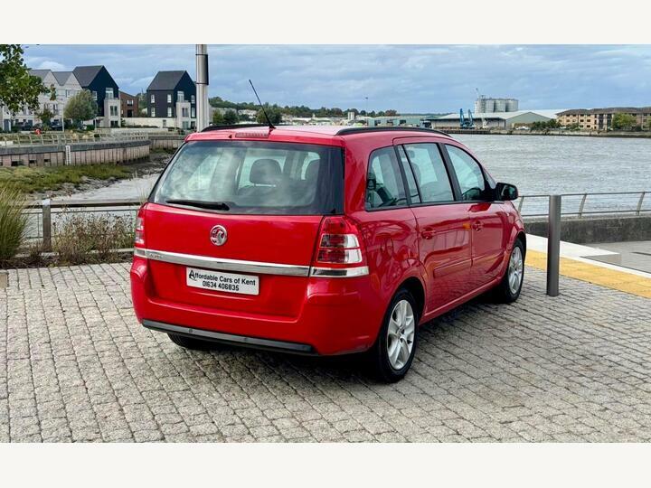 Vauxhall Zafira 1.6 16V Exclusiv Euro 5 Red #6