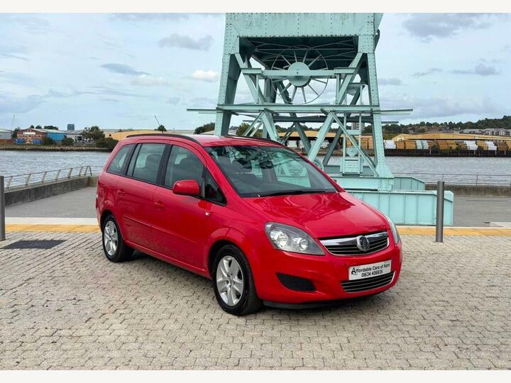Vauxhall Zafira 1.6 16V Exclusiv Euro 5 Red