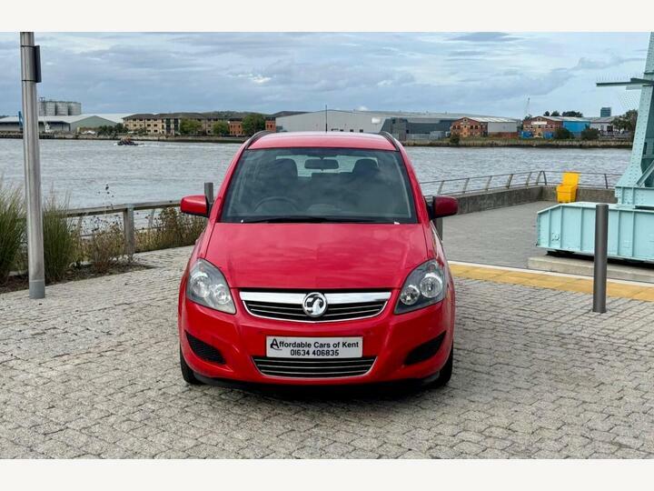 Vauxhall Zafira 1.6 16V Exclusiv Euro 5 Red #2