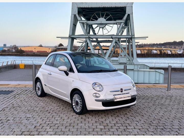 Fiat 500 1.2 Lounge Dualogic Euro 4 White