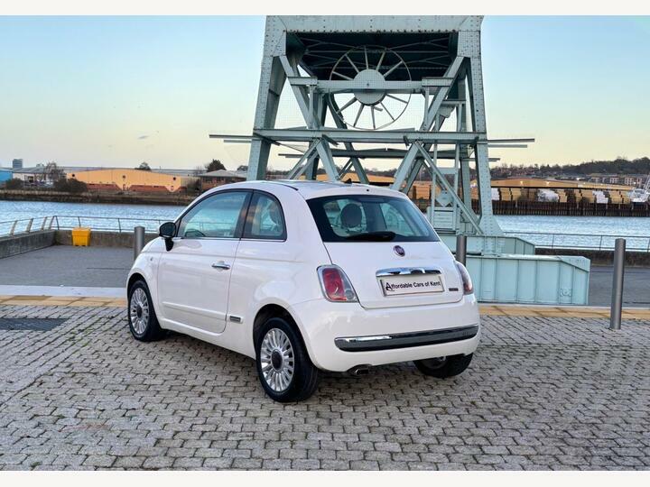 Fiat 500 1.2 Lounge Dualogic Euro 4 White #4