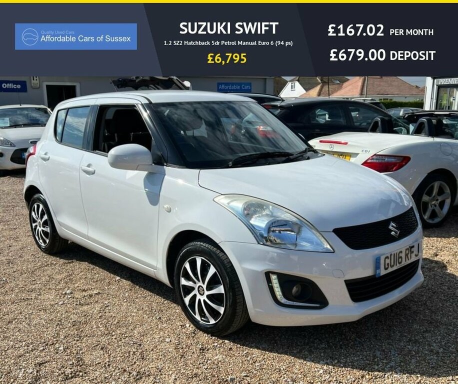 Suzuki Swift 1.2L Sz2 GU16RFJ White #3