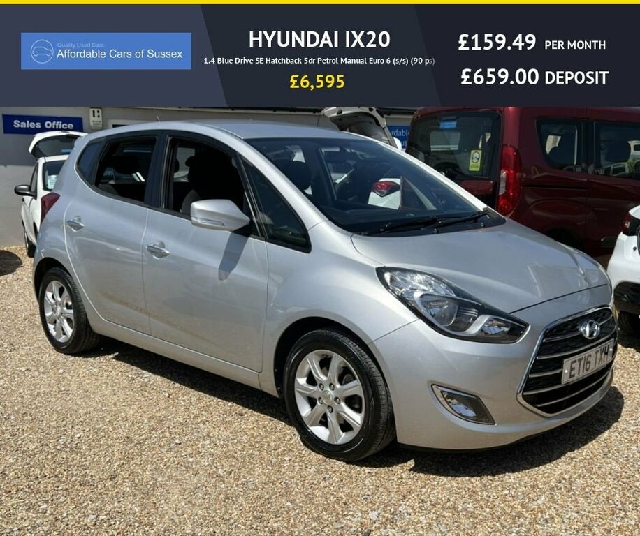 Hyundai Ix20 1.4L Se ET16TXH Silver #5