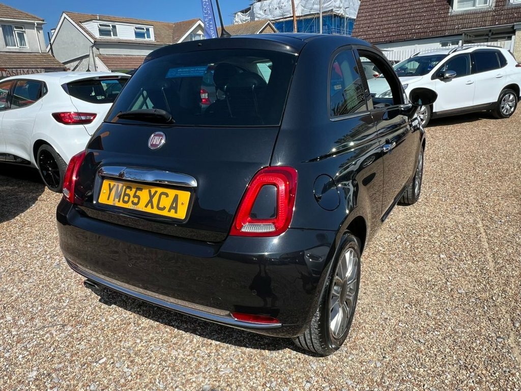 Fiat 500 1L Lounge YM65XCA Black #6