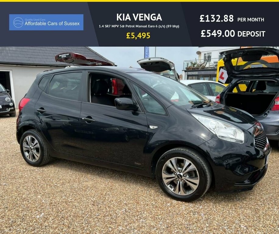 Kia Venga 1.4L Sr7 Black #3