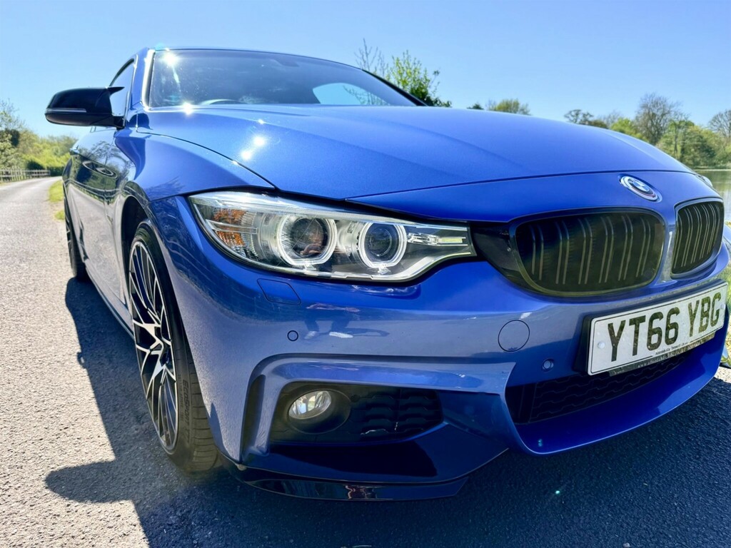 BMW 4 Series 2.0 M Sport Euro 6 Ss YT66YBG Blue #2