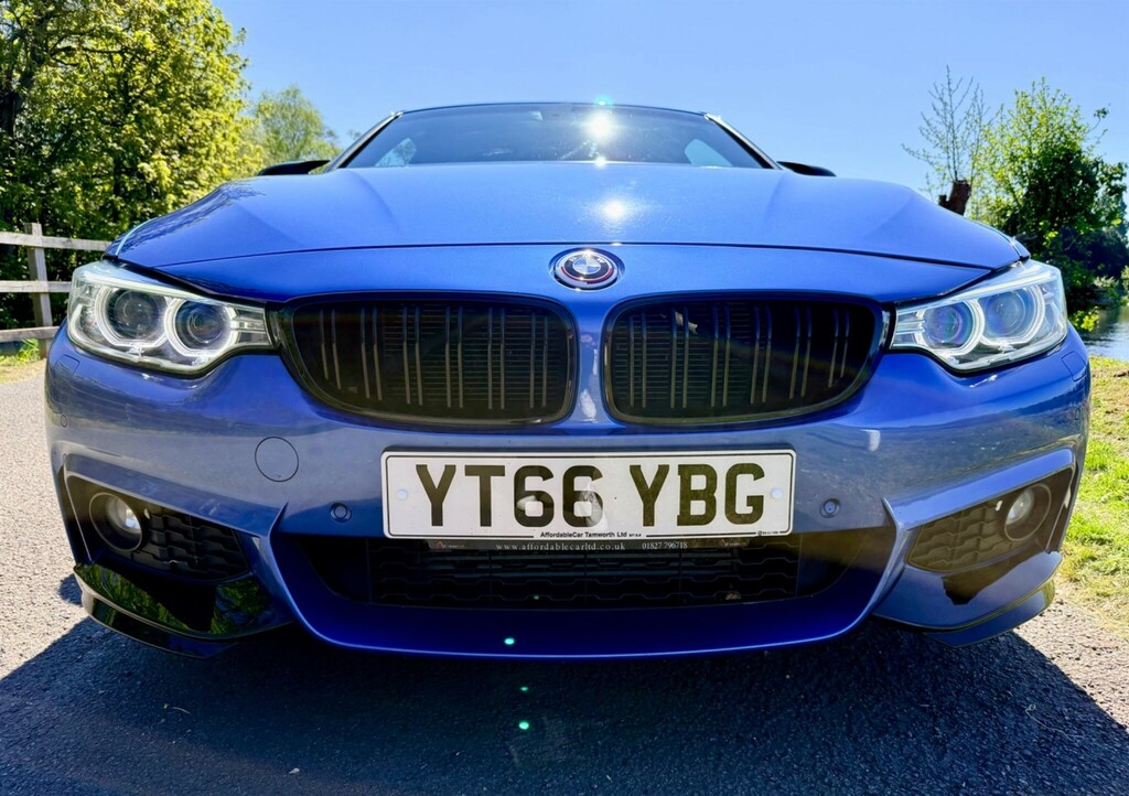 BMW 4 Series 2.0 M Sport Euro 6 Ss YT66YBG Blue #5