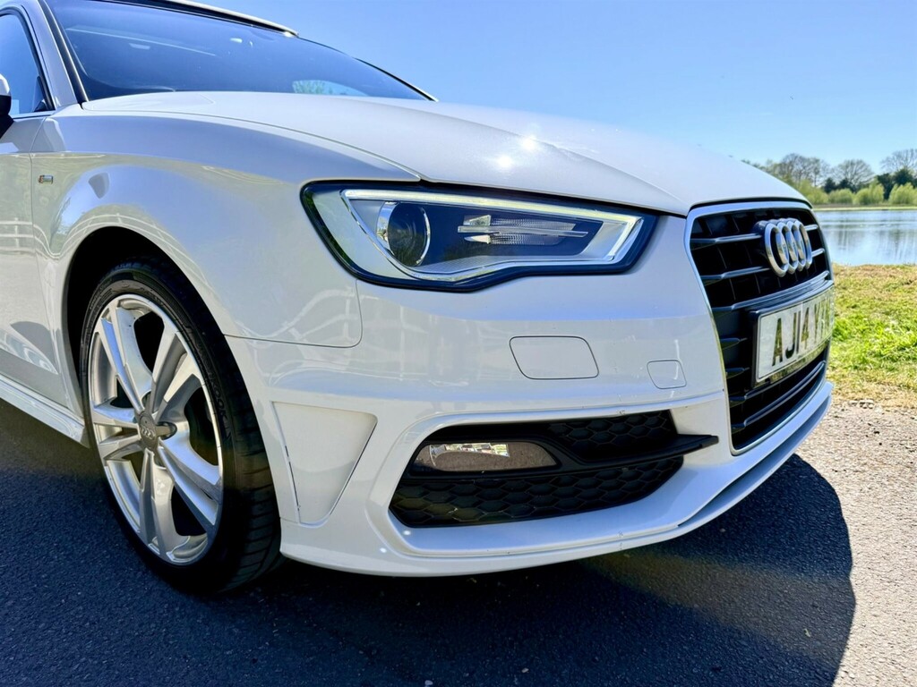 Audi A3 1.4 Tfsi Cod S Line Sportback Euro 6 Ss AJ14YTN White #3