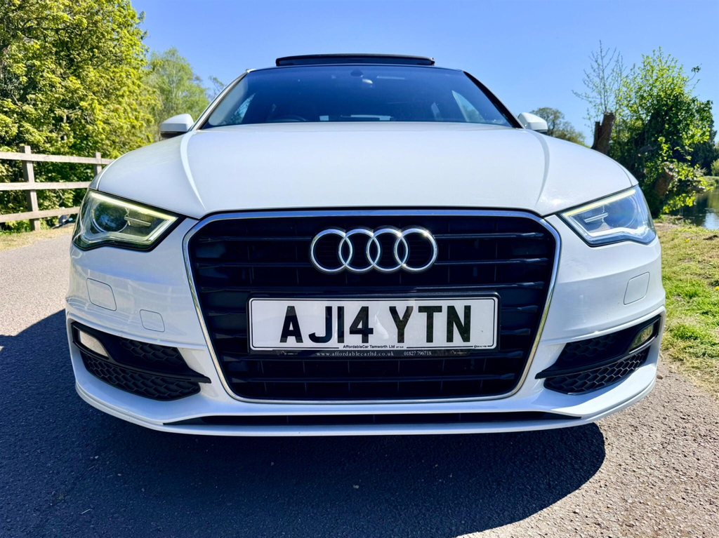 Audi A3 1.4 Tfsi Cod S Line Sportback Euro 6 Ss AJ14YTN White #4