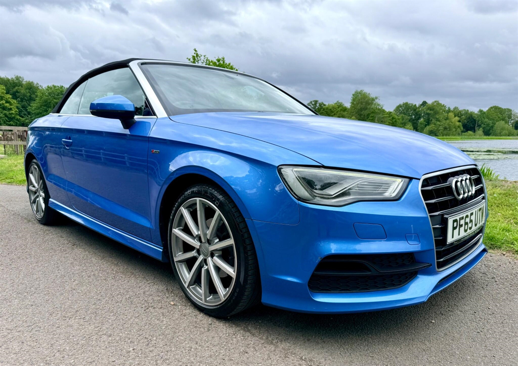 Audi Cabriolet 1.4 Tfsi Cod S Line Euro 6 Ss Blue #2