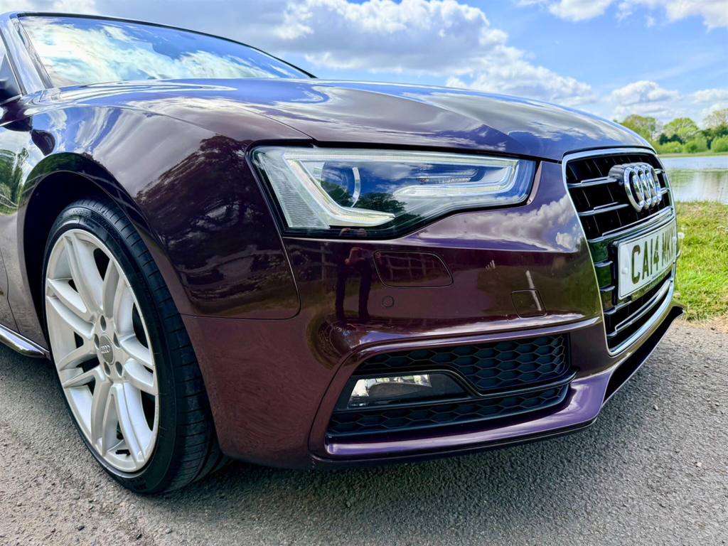 Audi A5 2.0 Tfsi S Line Special Edition Euro 6 Ss CA14MKX Red #4