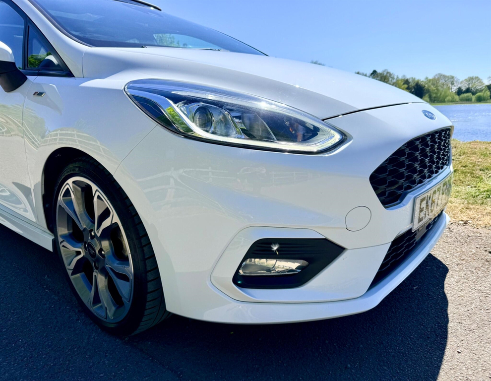 Ford Fiesta 1.0T Ecoboost St-line X Euro 6 Ss EK67FUD White #3