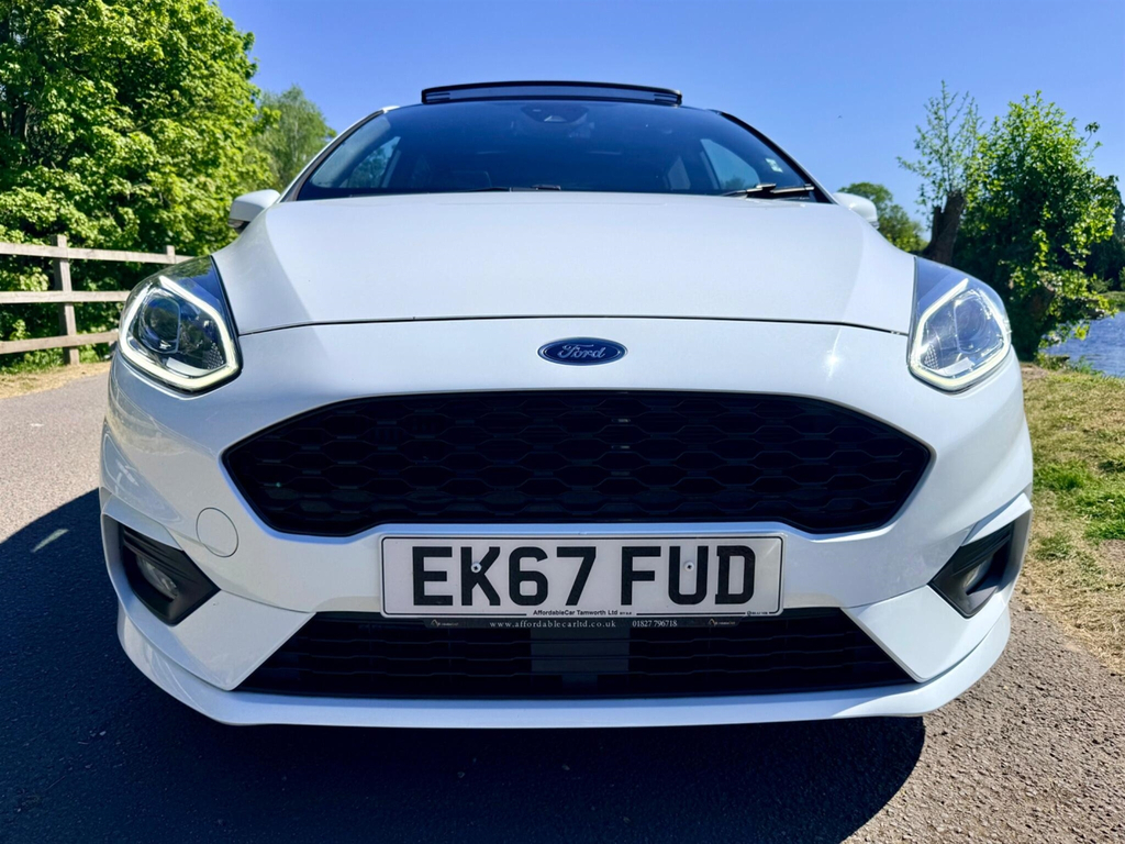 Ford Fiesta 1.0T Ecoboost St-line X Euro 6 Ss EK67FUD White #4